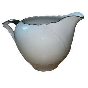 Vintage Gold China Japan june  Baronet Creamer. 5 1/4” wide, 4” tall